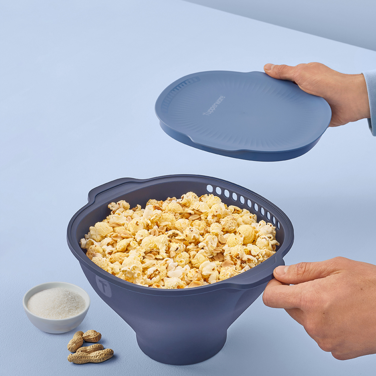 タイムセール！Misha & Puff popcorn headwarmer Tupperware Pipoqueira de Micro-ondas Wow Pop - Comprar Tupperware