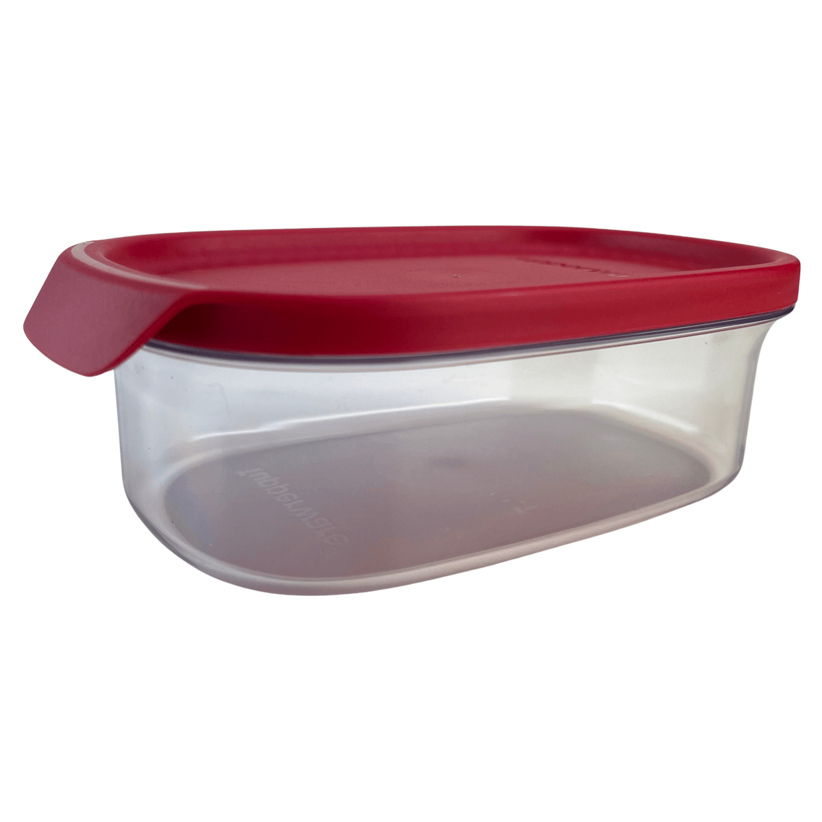 Basic Transparent Tupperware Kit Tupperware Ultra Clear Oval 500ml Transparente e Vermelho 4 peças ...