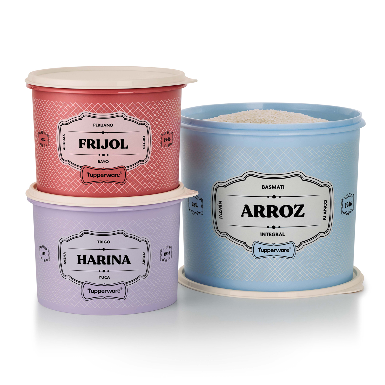 Kit Tupperware Caixa Essences 3 peças - Comprar Tupperware Online