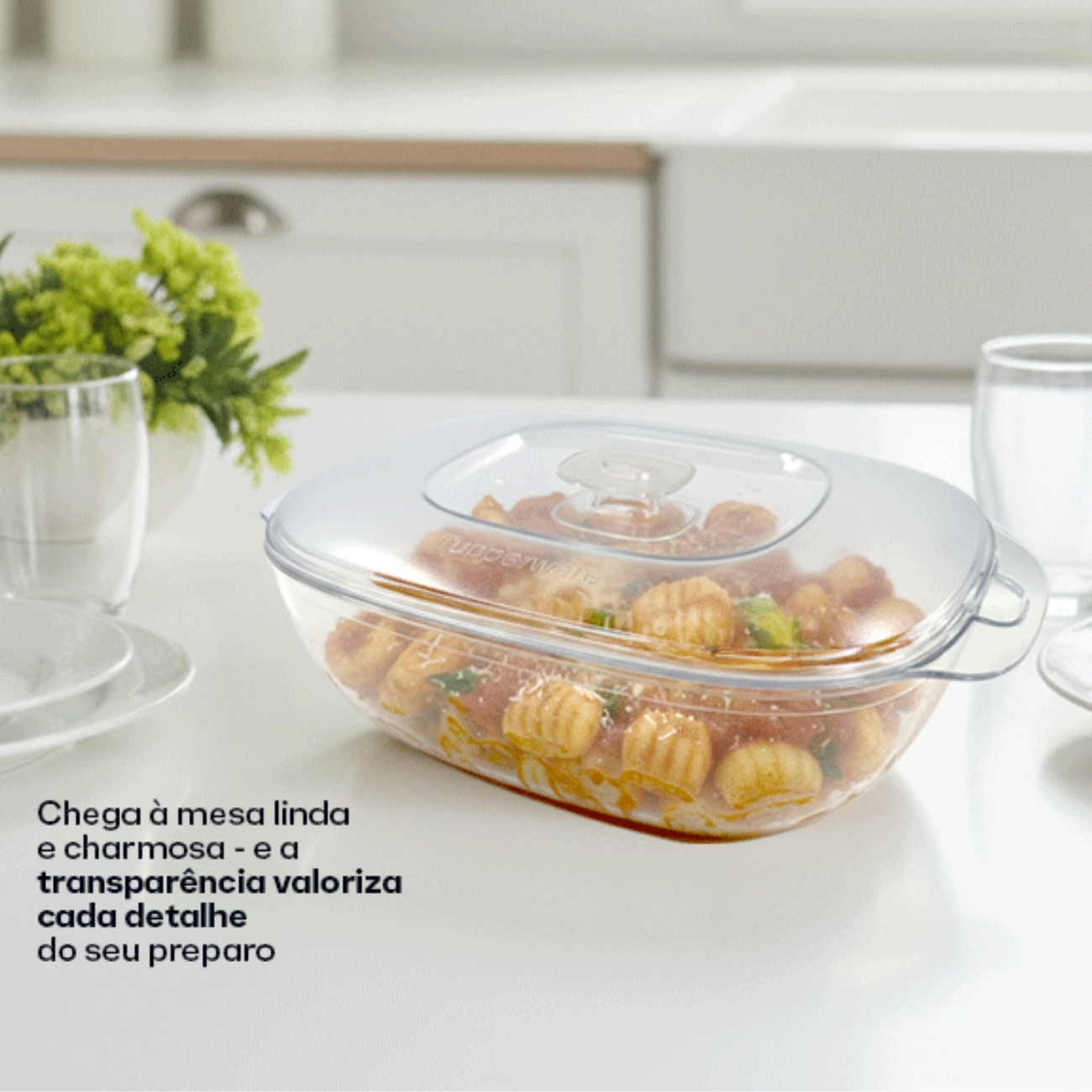 Tupperware Travessa Mágica Plus 1,8 litro Transparente - Comprar
