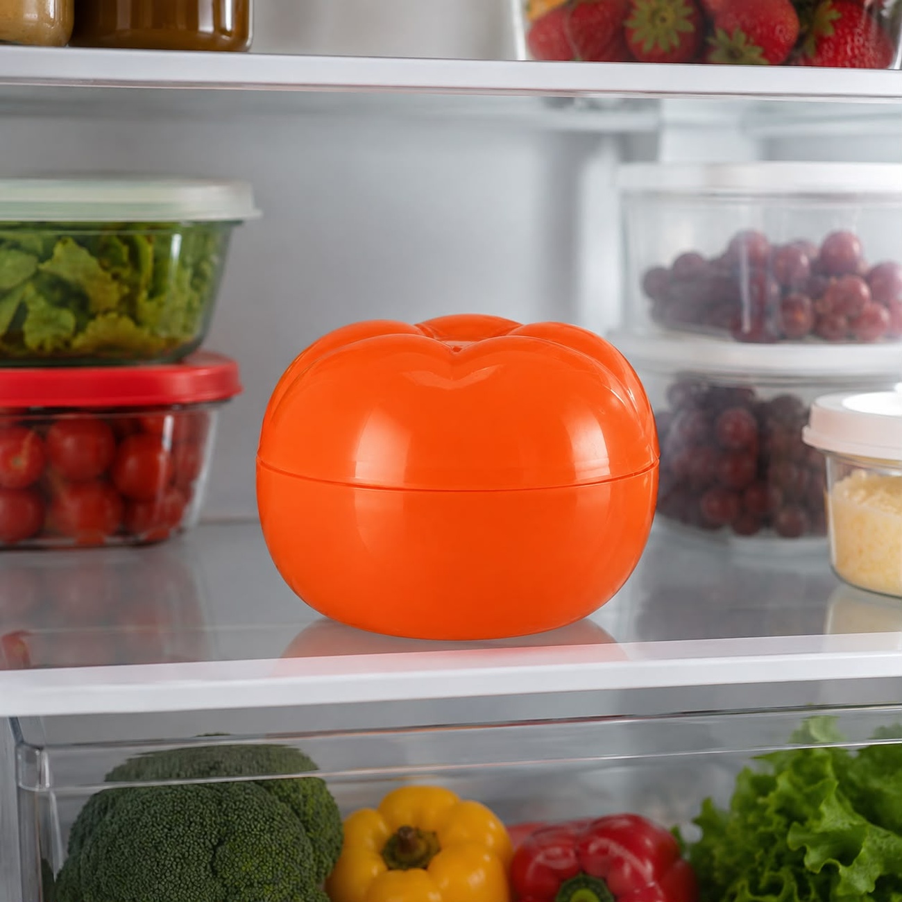 Tupperware Porta Tomate Laranja Neon - Comprar Tupperware Online