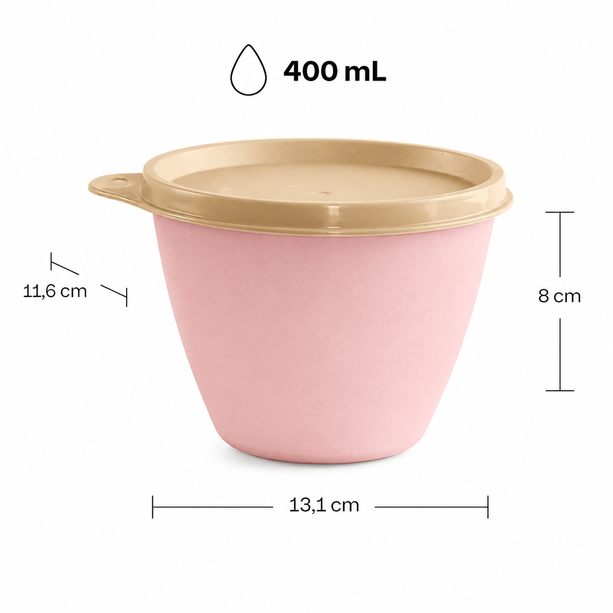 Tupperware Caçulinha 400ml Algodão Doce - Comprar Tupperware