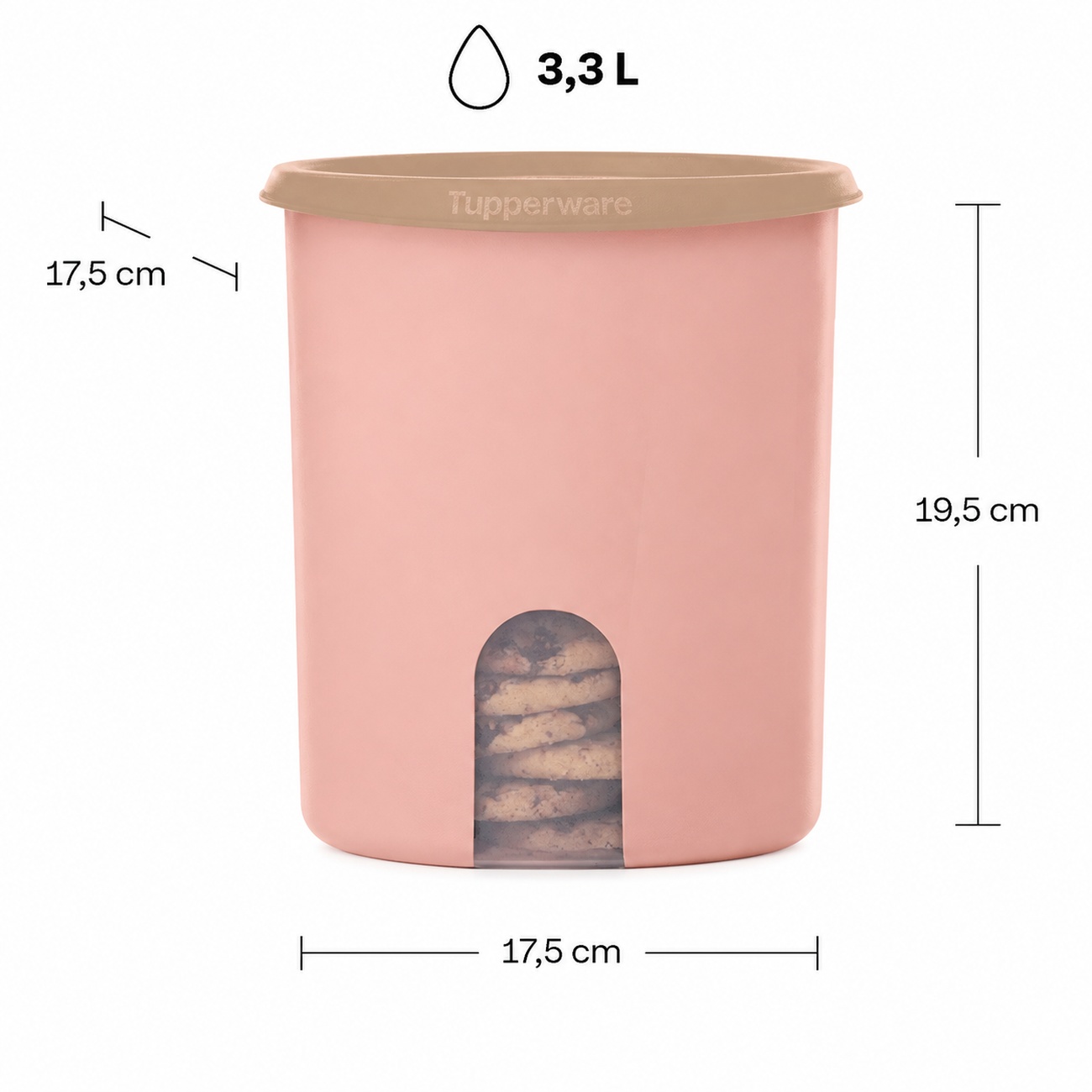 Tupperware Visualware 3,3 litros Algodão Doce - Comprar Tupperware