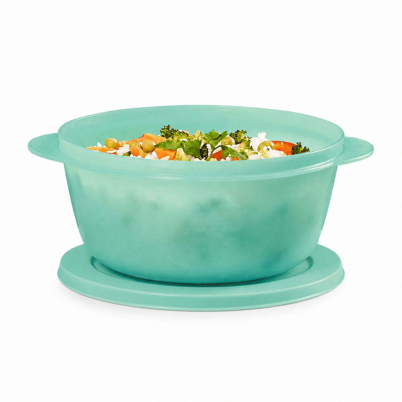 Kit Tupperware PDA 10/2026 Cristalwave Verde Mint 7 peças