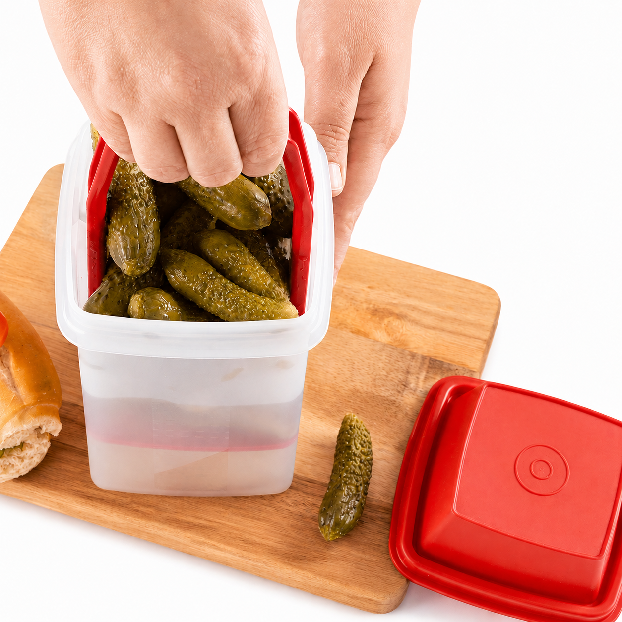 Tupperware Serve Conserva 1,2 litro Vermelho - Comprar Tupperware