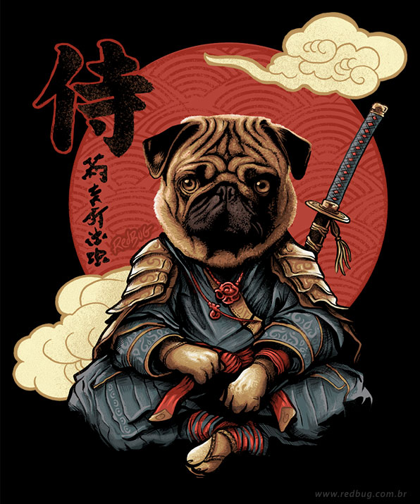 Rpg Pug Camisetas com tema de jogos, board game e RPG. - RedBug Camisetas