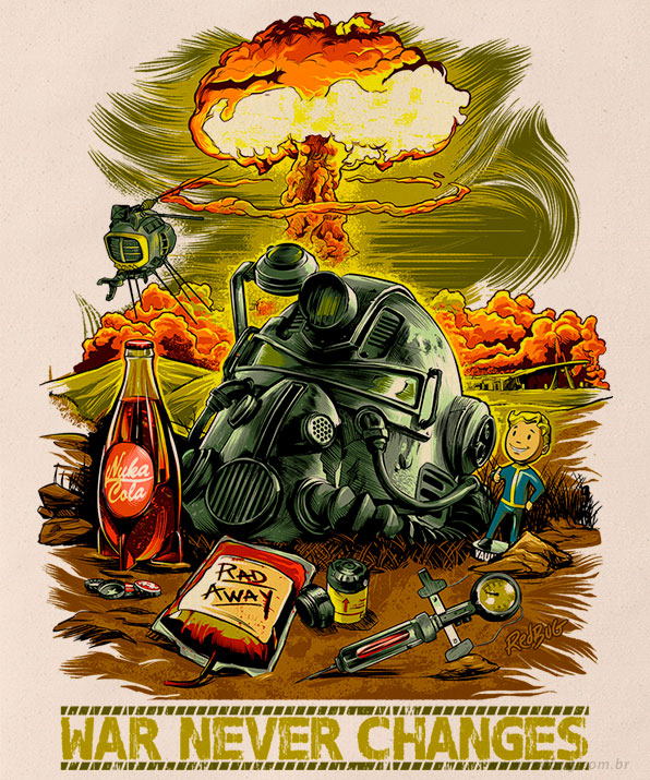 Fallout Rag Png Camiseta RedBug: Fallout! - RedBug Camisetas