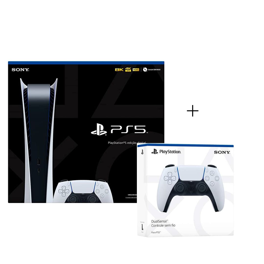 Console Playstation 5 - PS5 + 2 Controles Dualsense Playstation 5