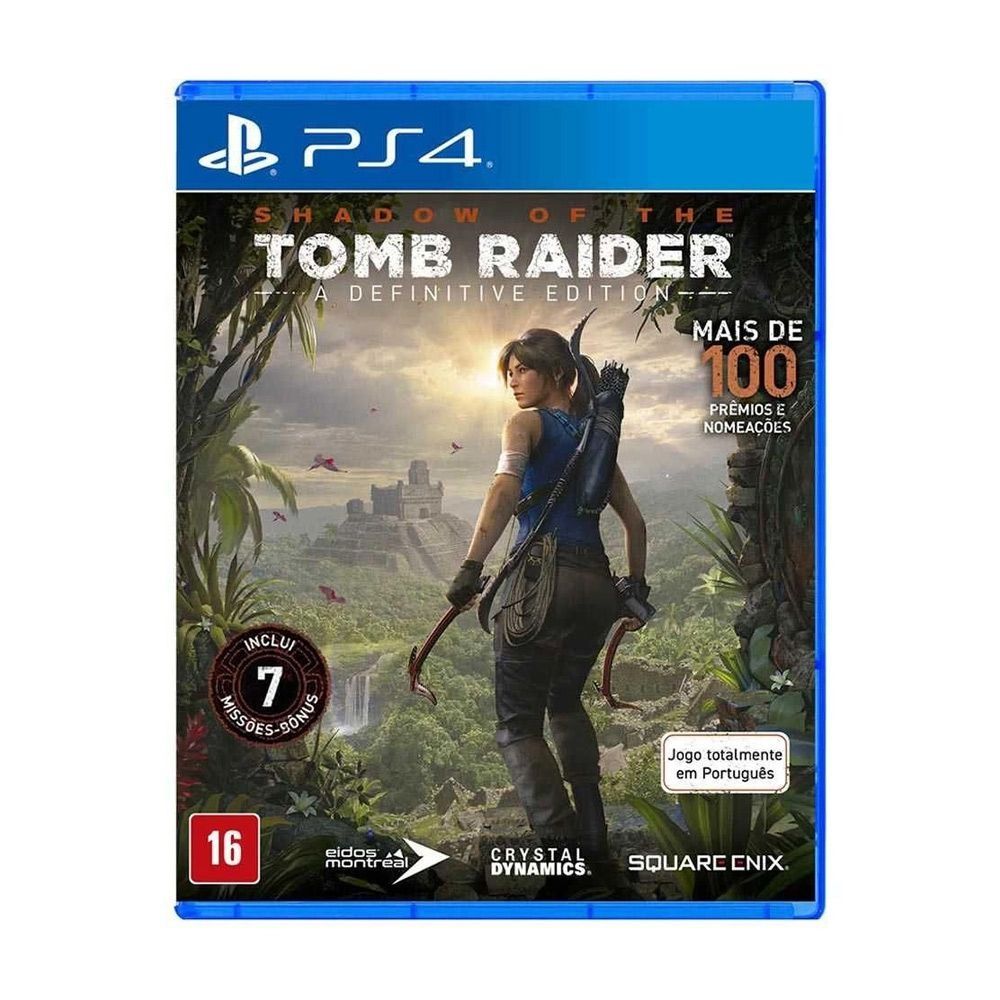 Jogo Shadow of the Tomb Raider Definitive Edition - PS4 - Brasil Games -  Console PS5 - Jogos para PS4 - Jogos para Xbox One - Jogos par Nintendo  Switch - Cartões PSN - PC Gamer