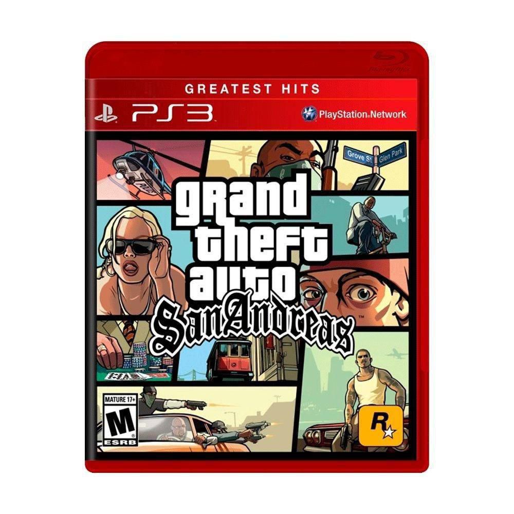 Jogo GTA San Andreas - PS3 - Brasil Games - Console PS5 - Jogos