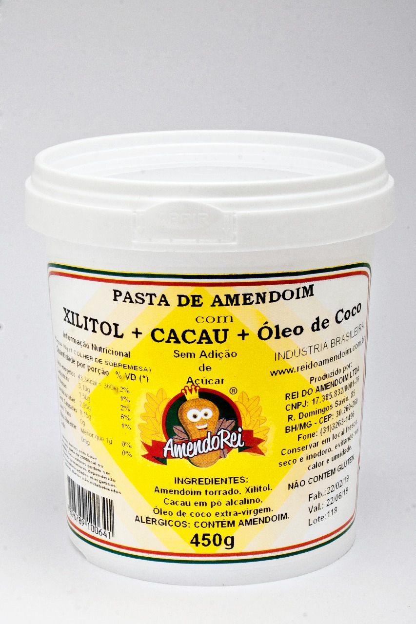 Pasta de Amendoim com Cacau e Coco 450g