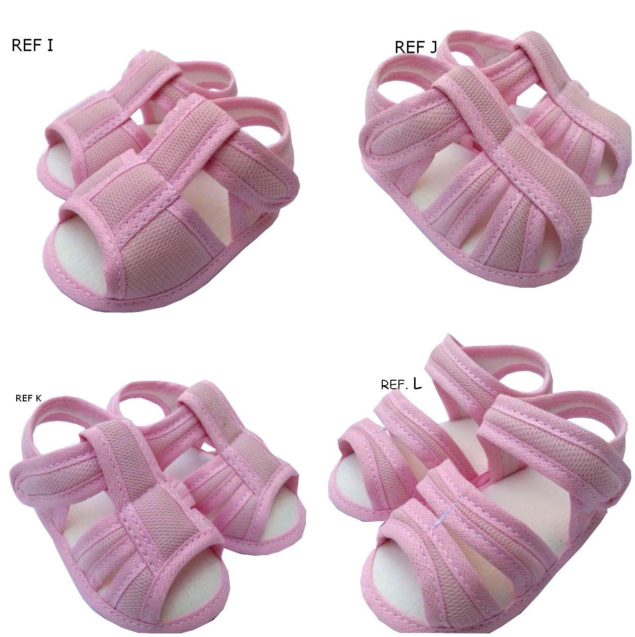 Sandálias de Bebê em Tecido para Enfeitar - Lucca All Produtos E-comerce e  Varejo Infantil
