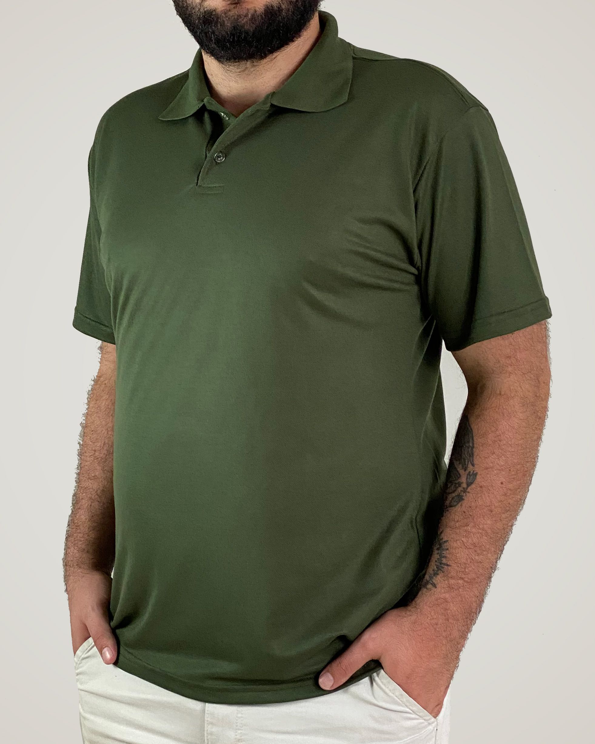 Camiseta Polo Verde Musgo, 100% Poliviscose - Fábrica de Camisetas Em  Curitiba - (41) 3286-1158 - Empório da Família