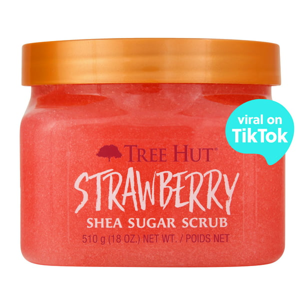 Tree Hut Strawberry Shea Sugar Scrub Esfoliante Corporal Morango Labravia