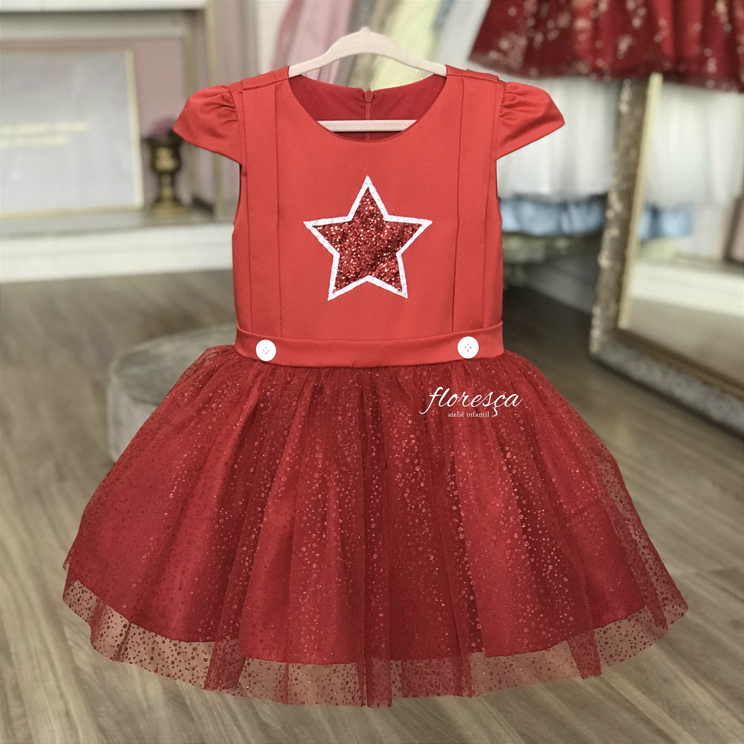 Vestido Infantil Gi - Aventureira Vermelha | Floresça Ateliê - Floresça  Ateliê Infantil