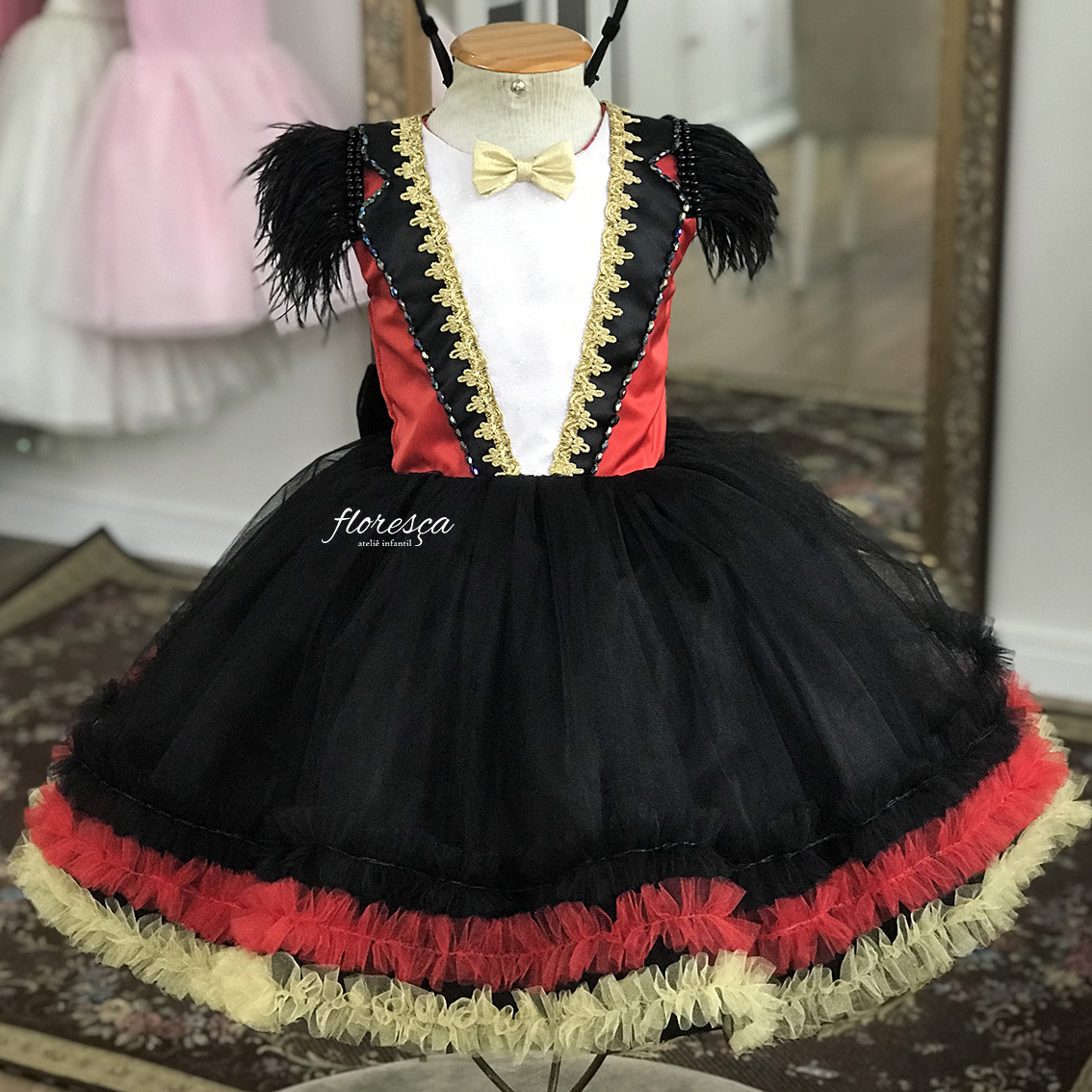 Vestido Fantasia Infantil Feminina Mágica