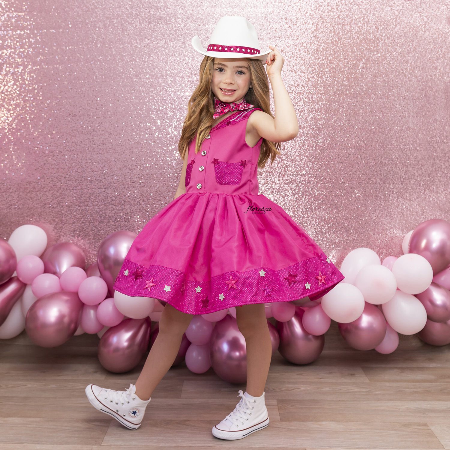 Vestido infantil da Barbie