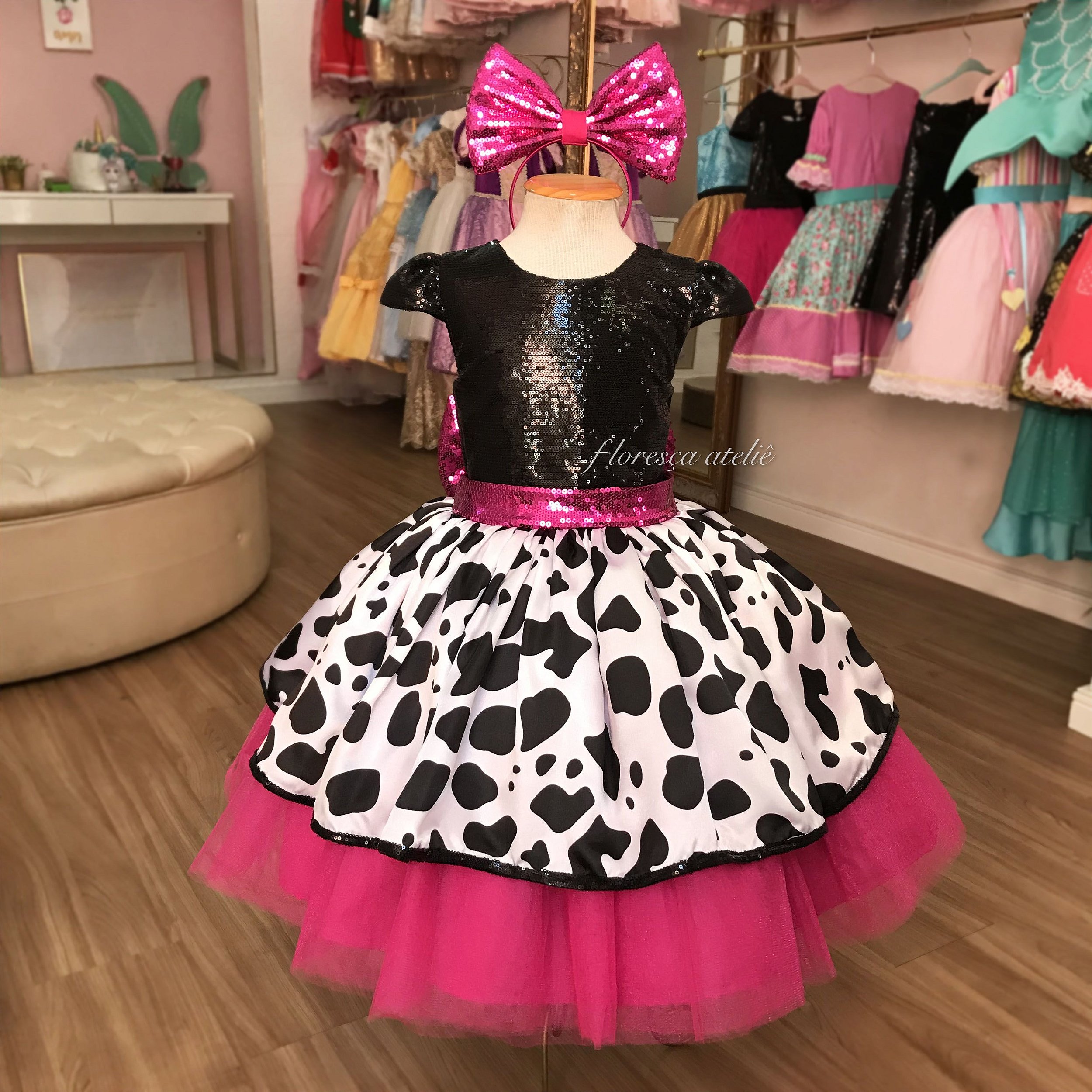 Vestido Infantil Boneca LOL Diva Glitter | Floresça Ateliê - Floresça  Ateliê Infantil
