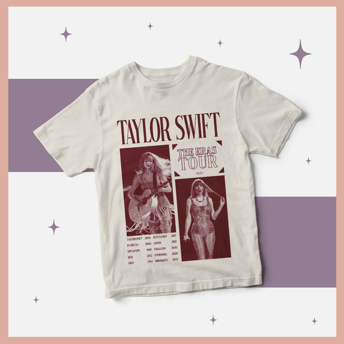 Camiseta De Taylor Swift The Eras Tour