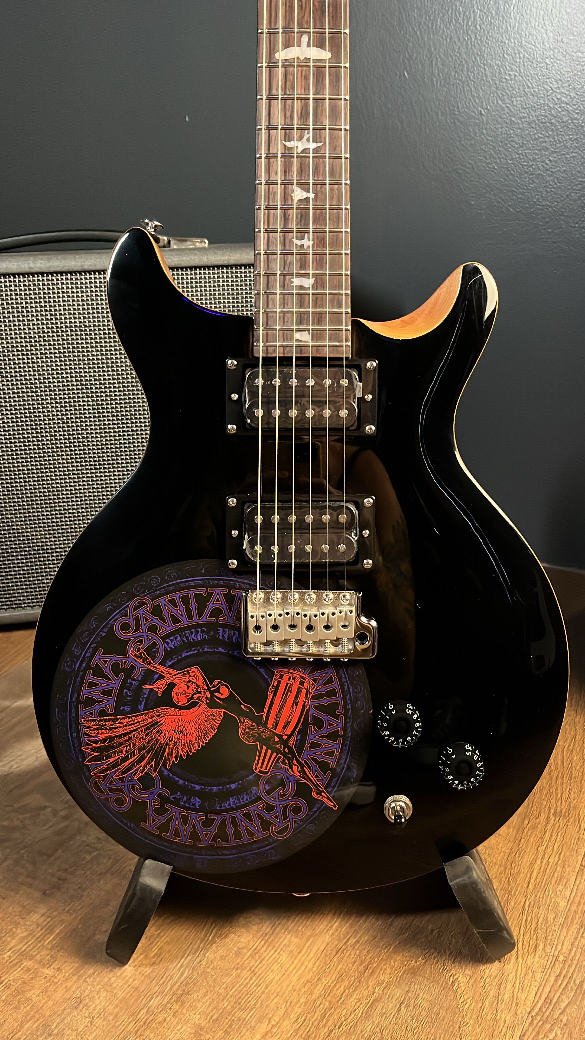 Guitarra Prs Se Santana Abraxas 50th Anniversary Ltd Edition - Com Bag ...