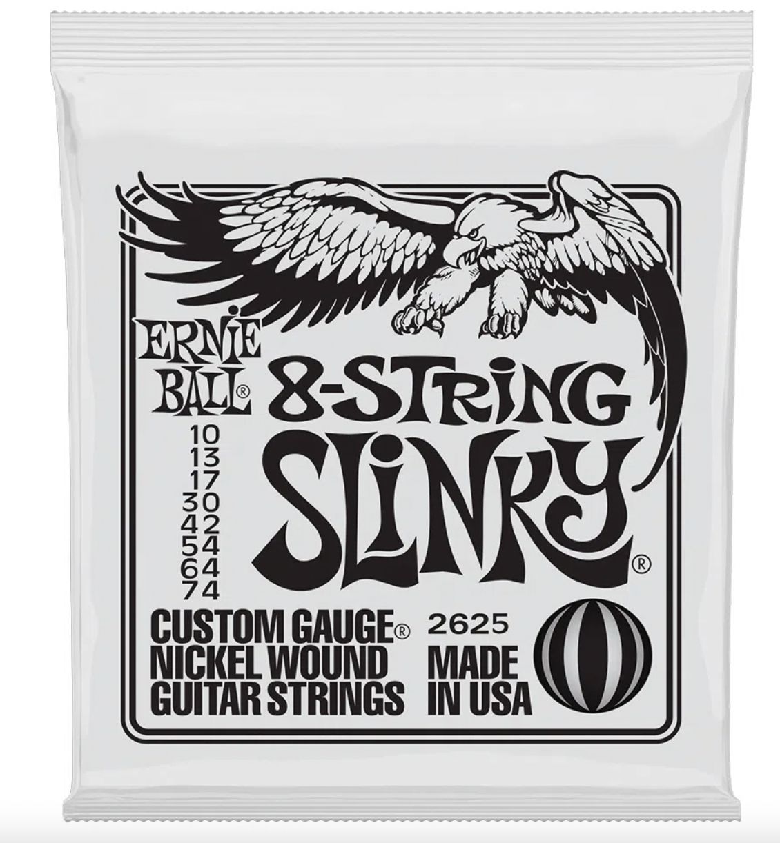 Encordoamento 010-052 Ernie Ball P02915, para Guitarra, Skinny Top Heavy  Bottom SlinkyM-Steel