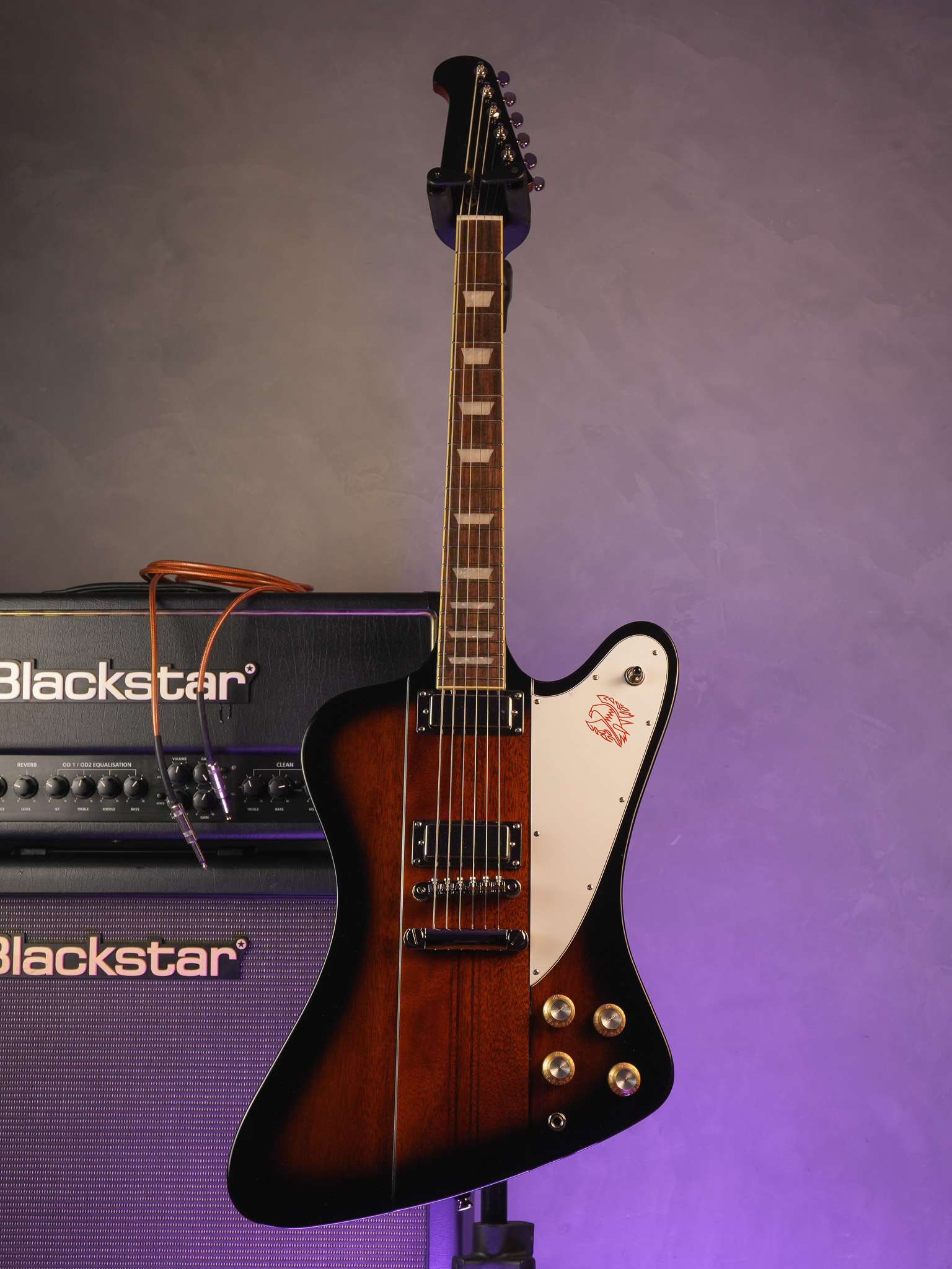 高感度ショップで2023年売れたブランド Epiphone Guitarra Firebird Music Crunch - Sunburst Vintage - ギター