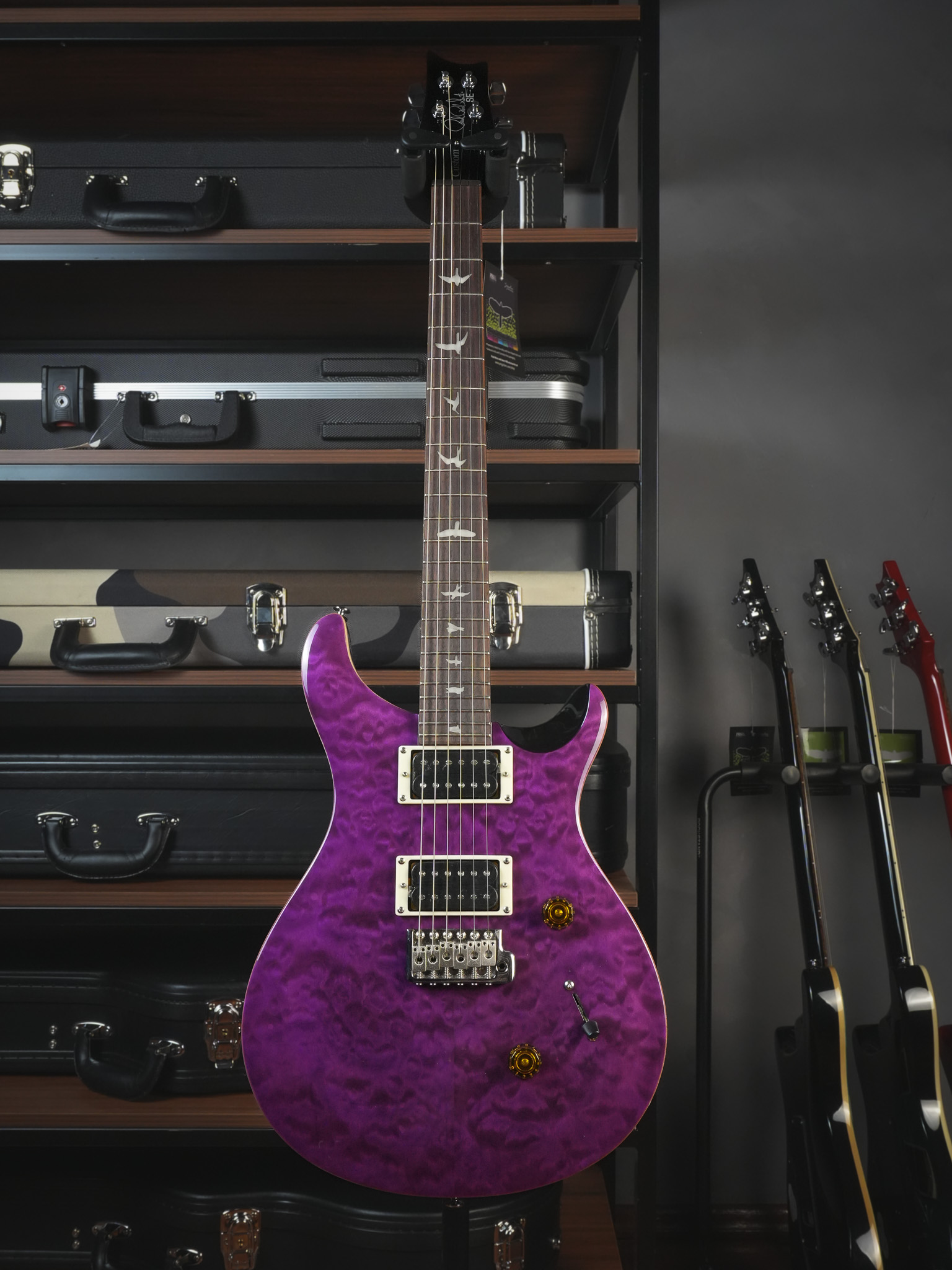 Guitarra Prs Se Custom 24 Quilt Ltd - Amethyst - Crunch Music