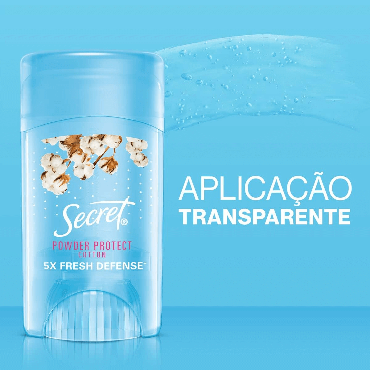 Desodorante Gel Secret: Proteção duradoura com fragrância suave. Clique ...
