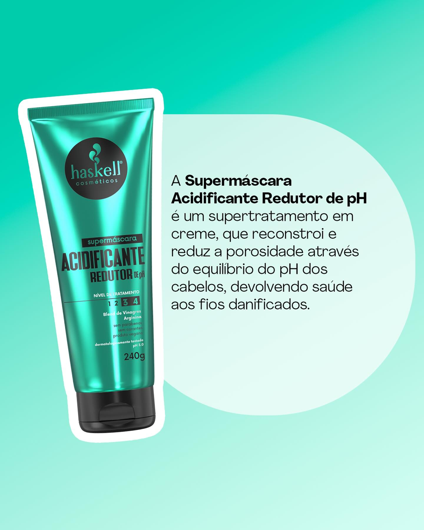 Supermáscara Acidificante Redutor de pH 240g - Haskell - Condessa ...
