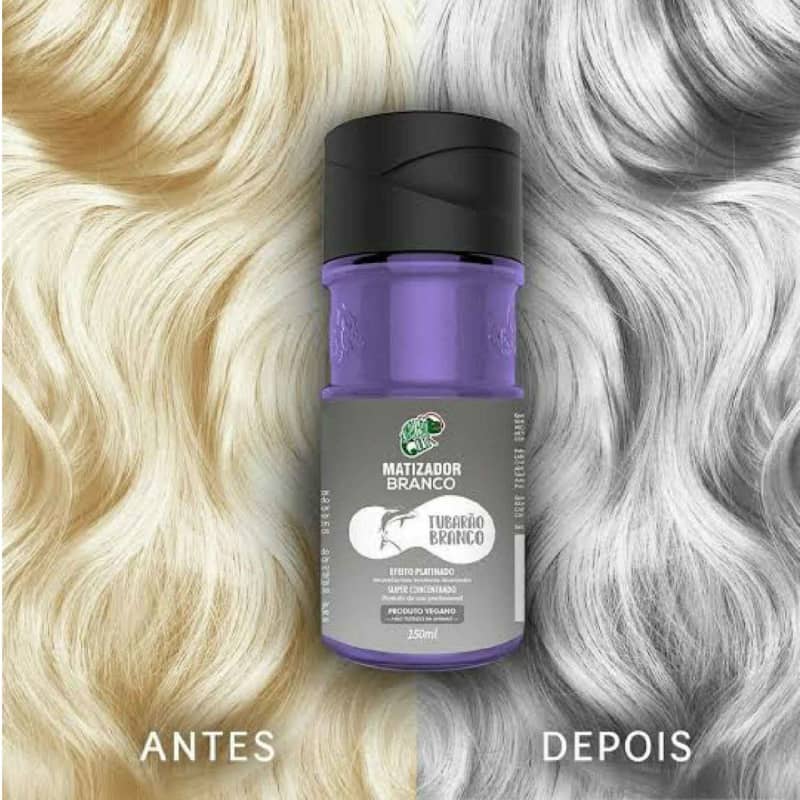 Matizador Branco Tubarão Branco Efeito Platinado 150ml - Kamaleão Color ...