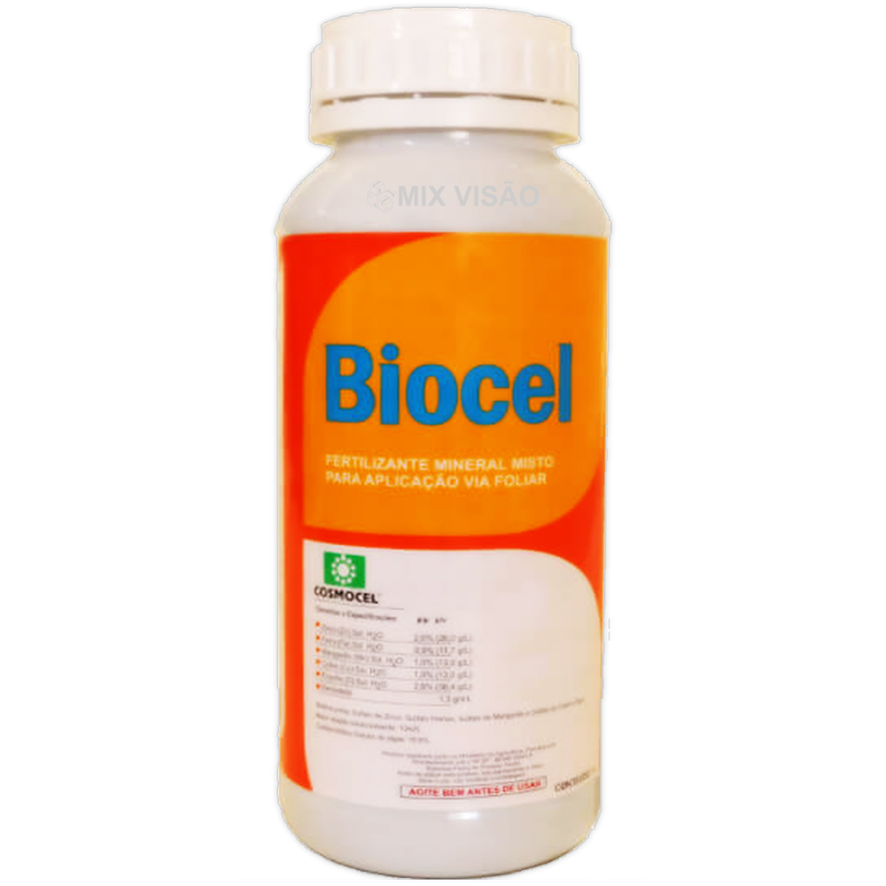 Fertilizante Biocel Bioestimulante 1l - Mix Visão