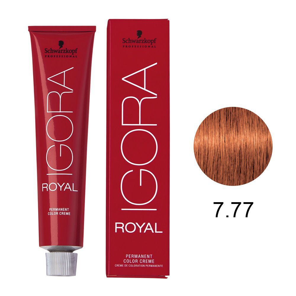 Schwarzkopf Professional Coloração Igora Royal 7.77 Tinta Ruivo