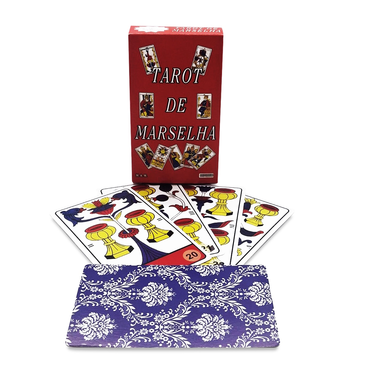 Tarot Baralho de Marselha 78 Cartas com Manual Explicativo - Flash ...