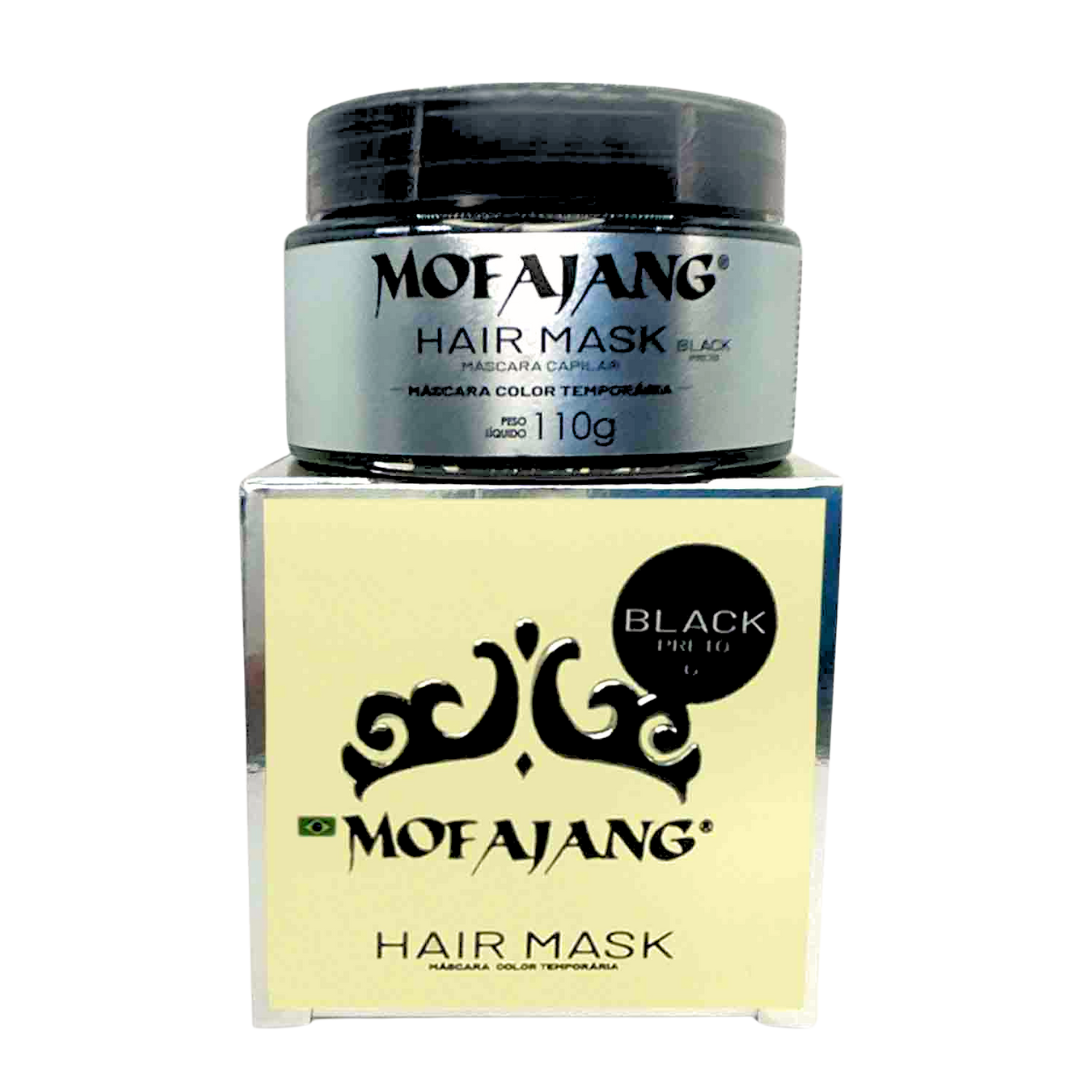 Mofajang Cera De Coloração Temporária - Mascara De Pintura 110g Black
