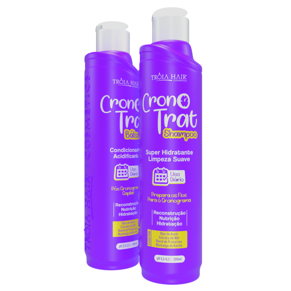 Kit Cronotrat 300ml + Tônico Milagroso 300ml + Máscara Furacão 250g