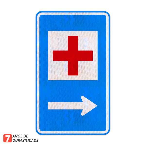 Placa Pronto socorro (hospital) - Serviços auxiliares (SAU-10) - Loja ...
