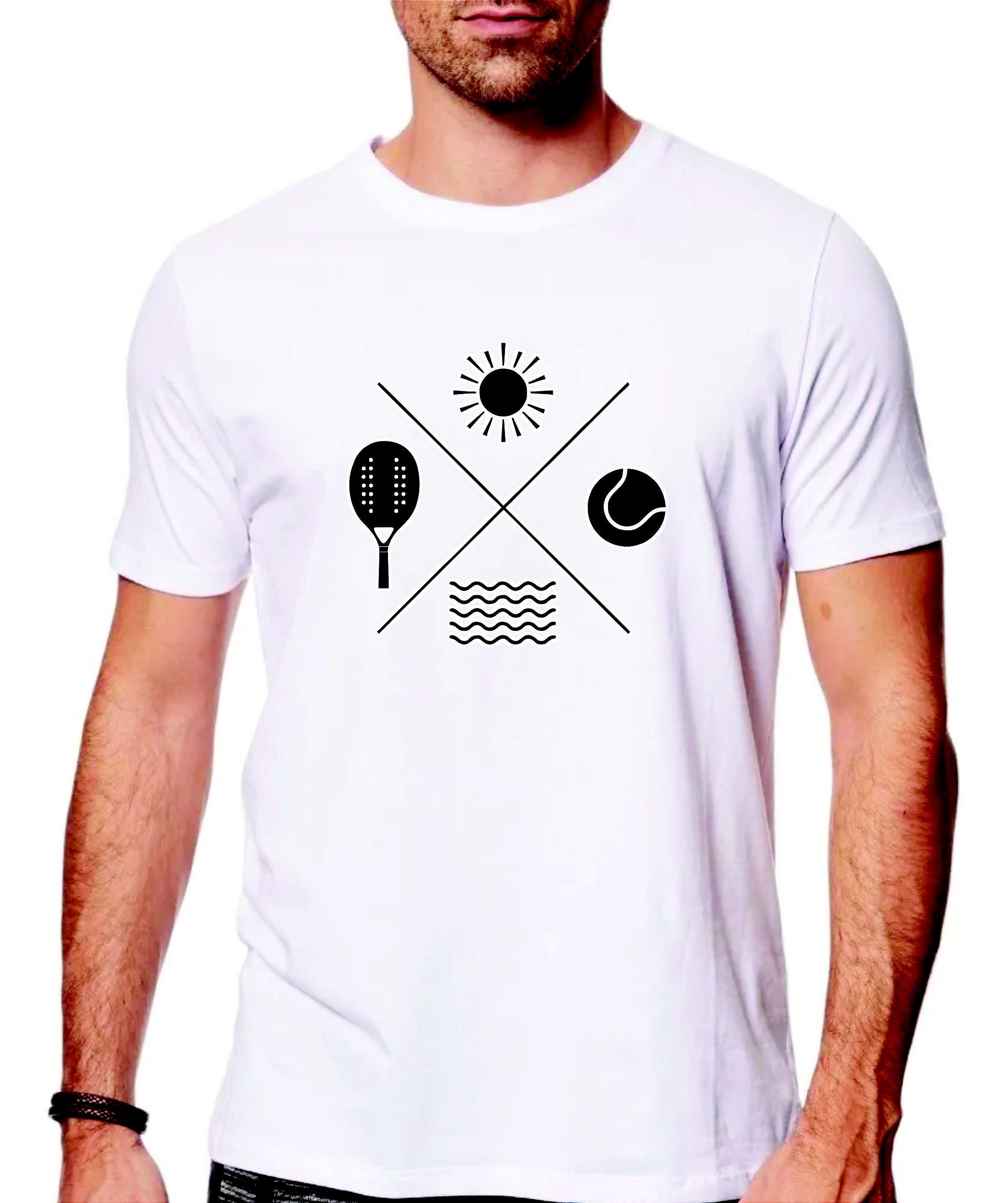 Camiseta Beach Tennis - Two2 Create Camisetas