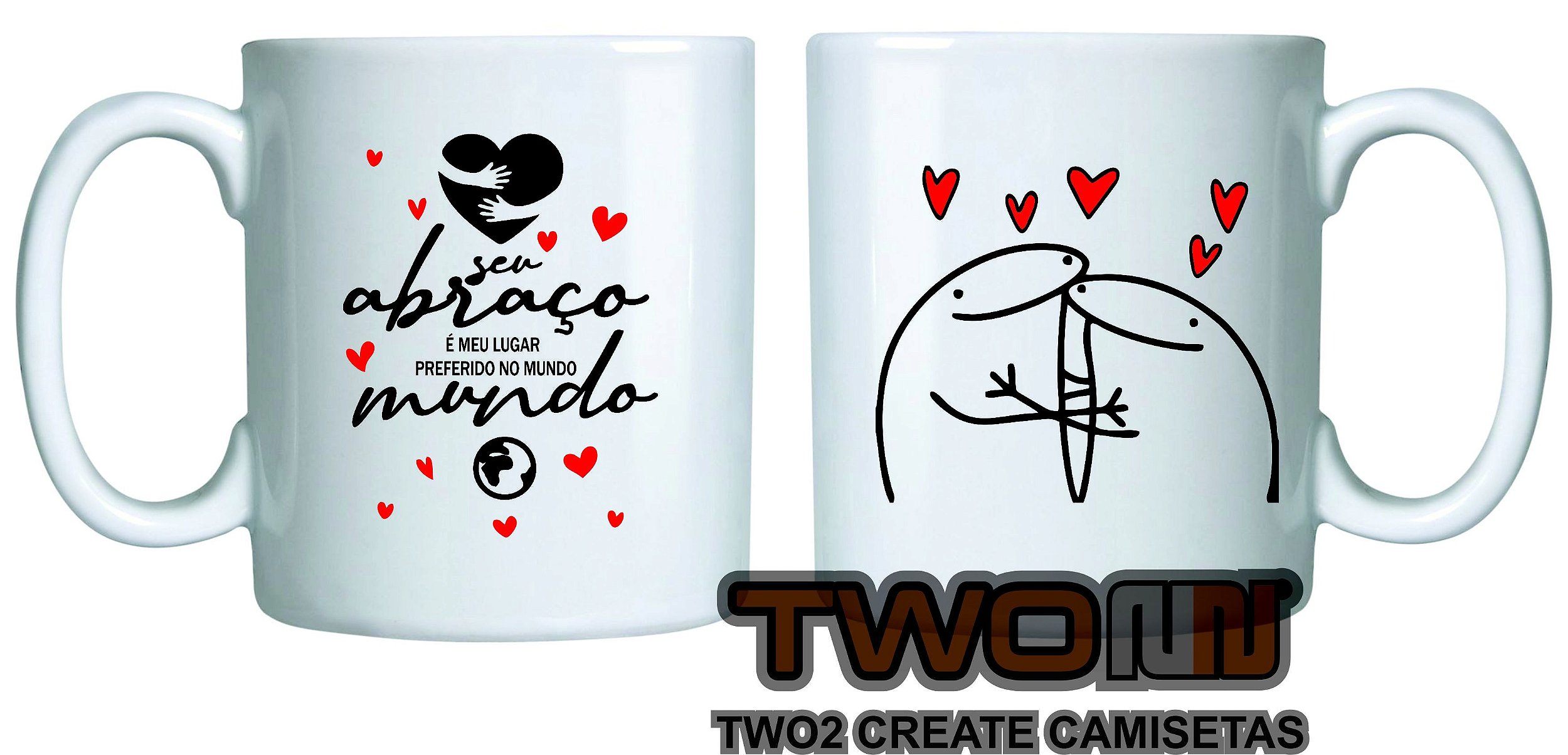 Caneca de Cerâmica Personalizada Flork Memes