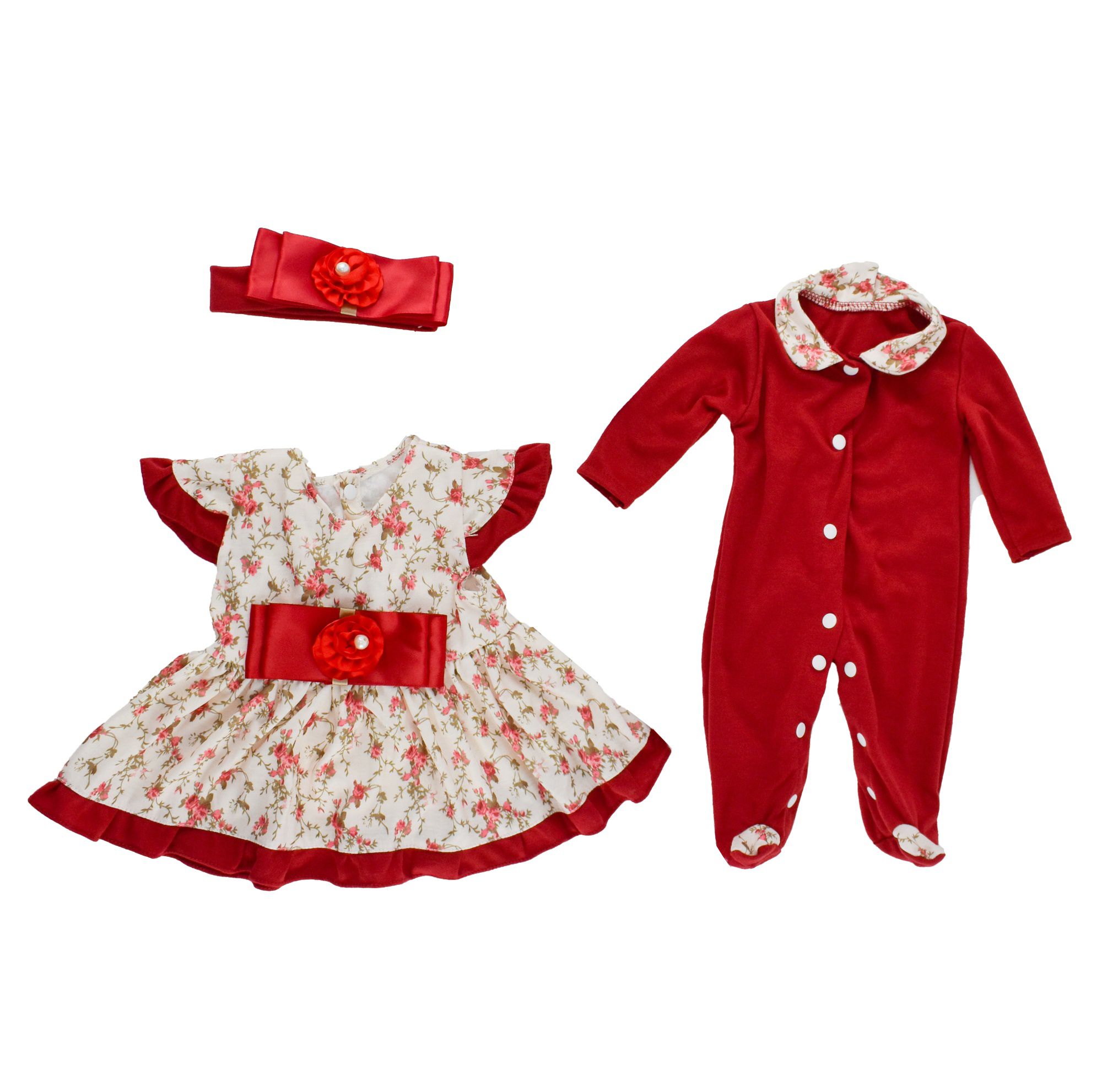 Vestido Roupa Para Bebê Reborn - Dondoquinha Reborn - Bebê Reborn