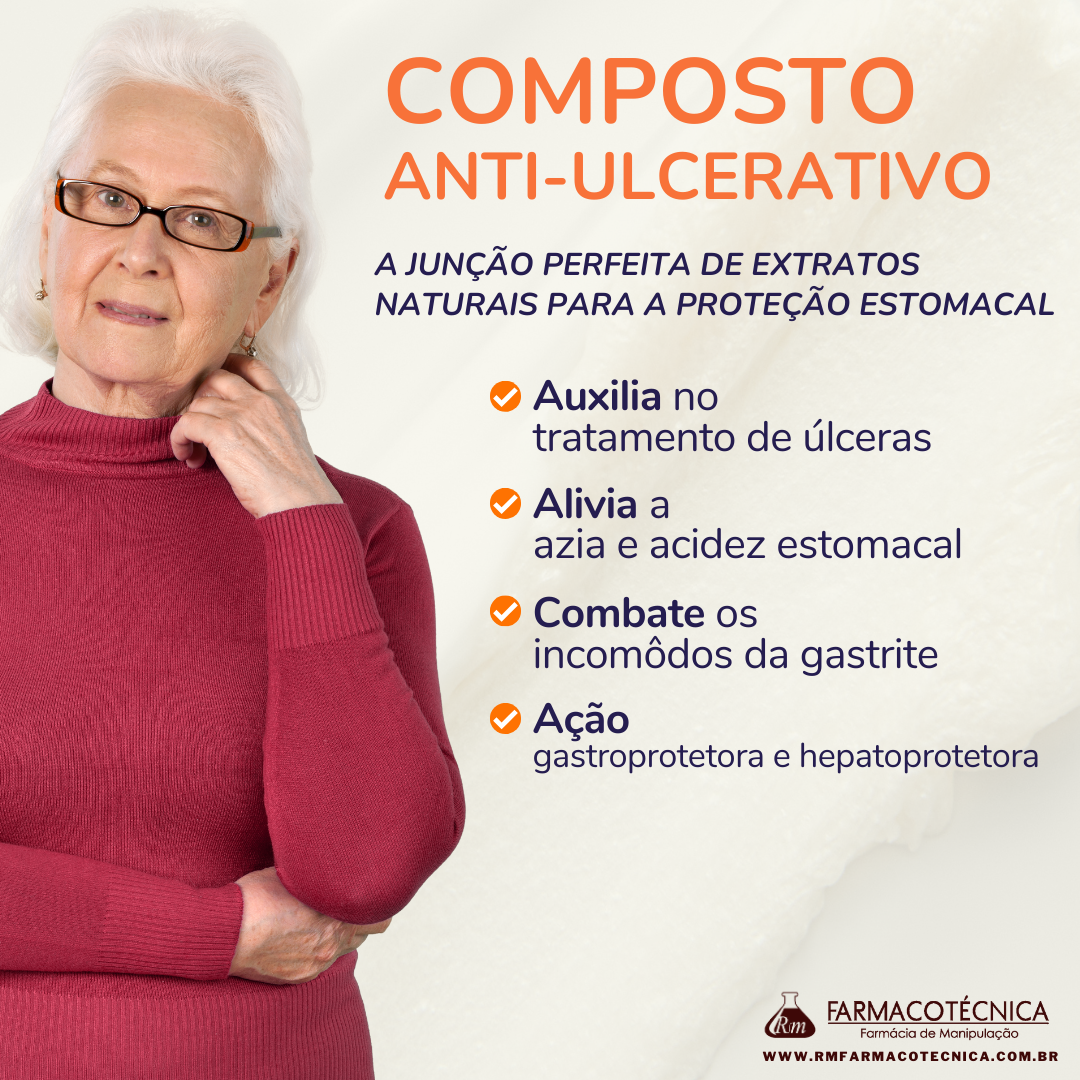 Composto Anti-Ulcerativo 400 mg – Gastrite, Azia e Úlceras ...