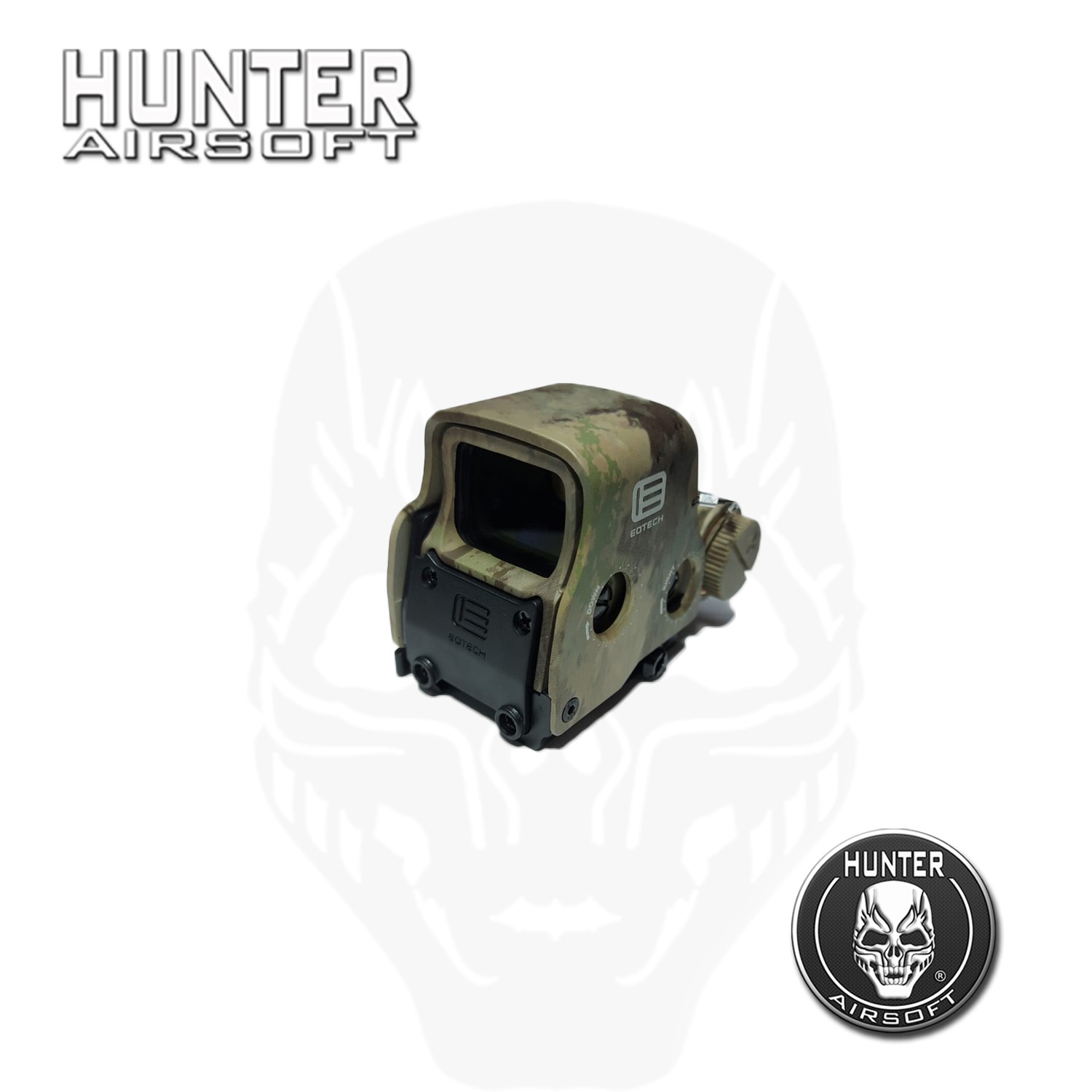 Red Dot mod Eotech 558 trilho 22mm Camuflado réplica Hunter Airsoft