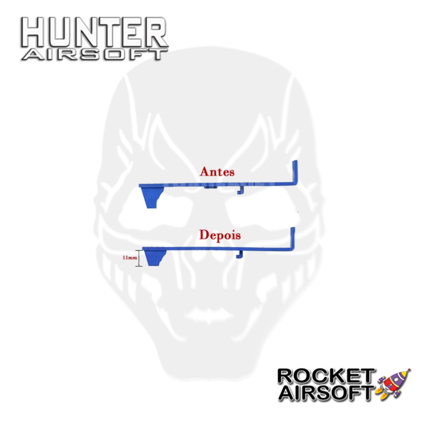 Engrenagem Dual Sector Gear Rocket Airsoft Hunter Airsoft