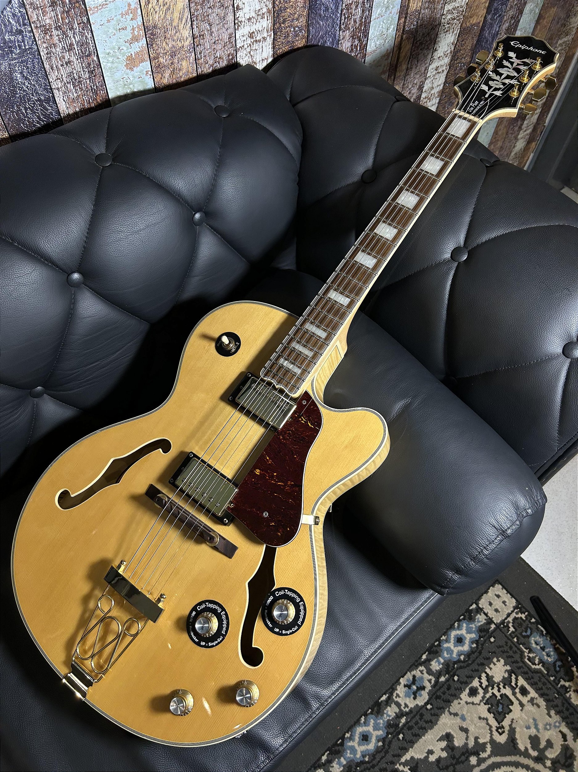 GUITARRA EPIPHONE JOE PASS EMPEROR II PRO Musical RIFF Loja de Instrumentos Musicais