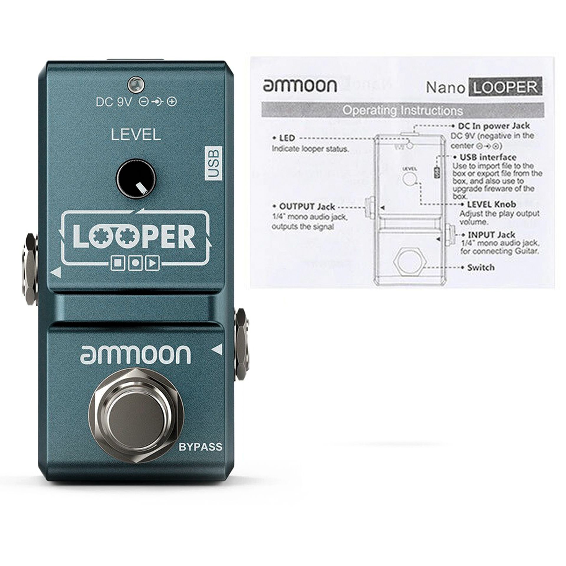 Rocktile MRC-90-LOOP Board multi effetto per chitarra Rocktile MRC-90-LOOP Board multi effetto per chitarra