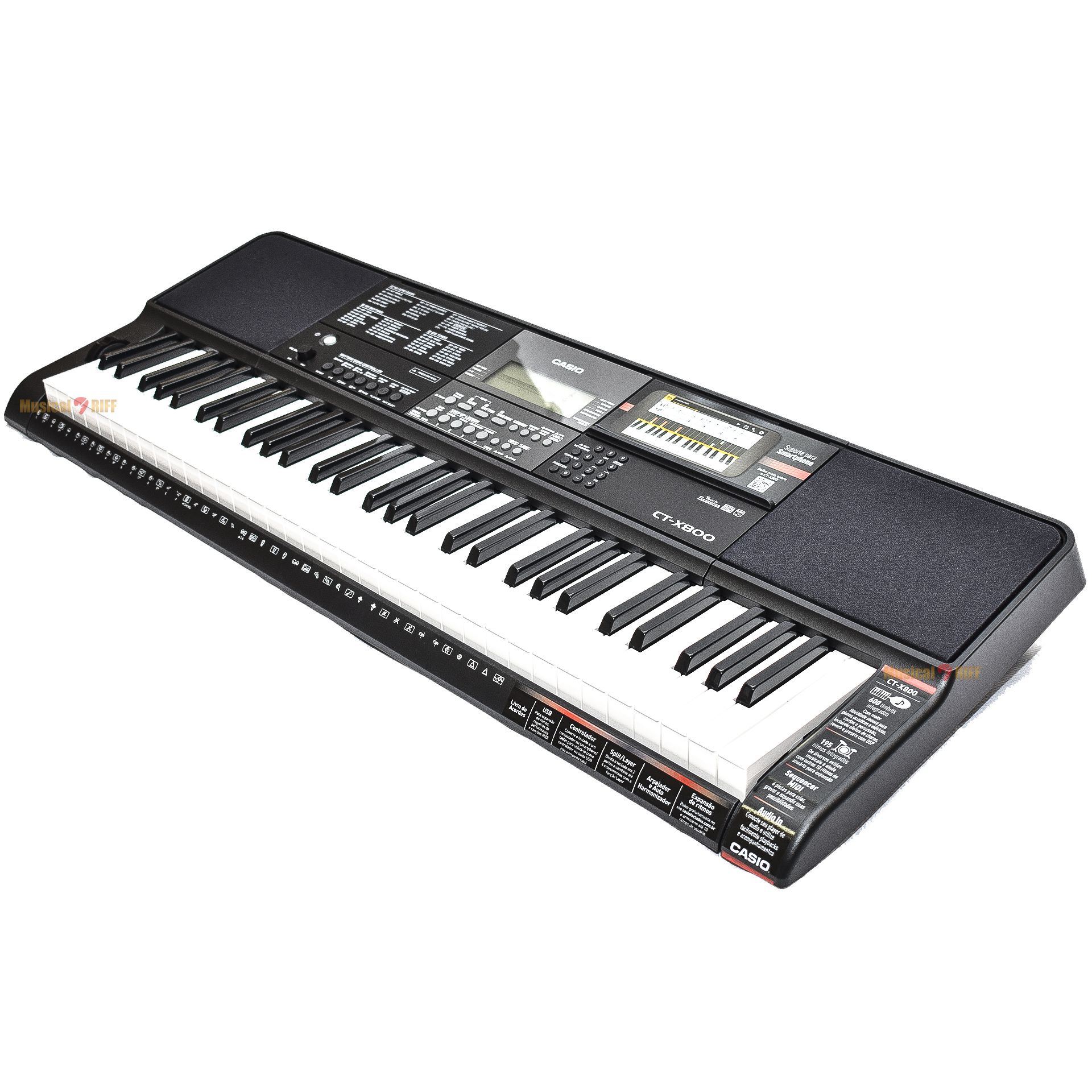 Teclado Musical Casio Ct-x800 Preto