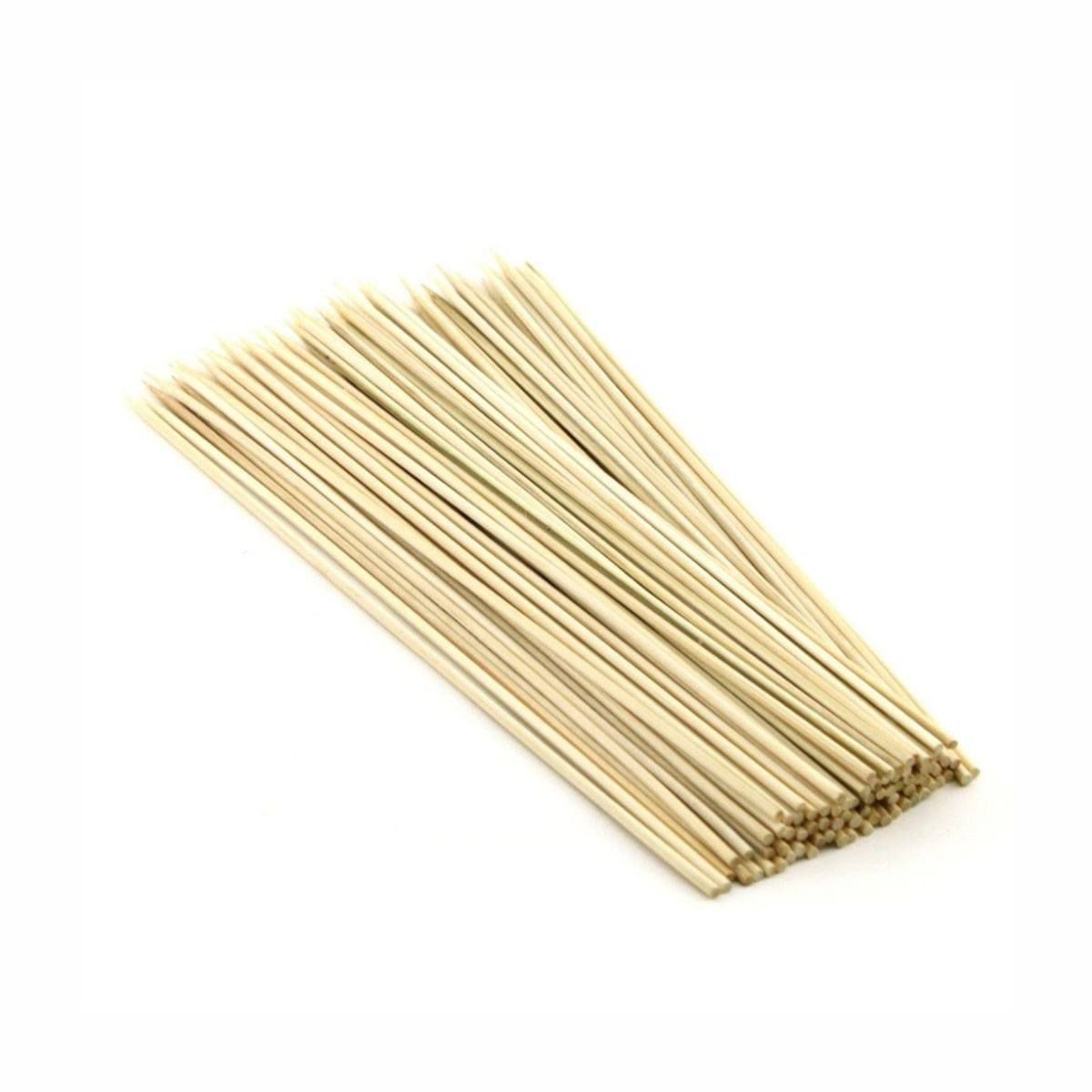 Espetos Bambu (de 18cm, 25cm e 30cm) - Braplas Embalagens