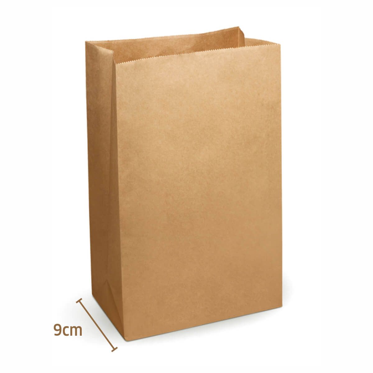 Saco De Papel Kraft Sos Liso Para Delivery 18x30cm 80gm² Sitolino Embalagens 22 Anos Em 8236