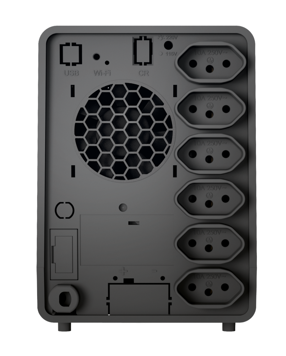 Nobreak SMS Lite 1200VA/600W bivolt/115V - 29205 - 3DBR, as melhores ...