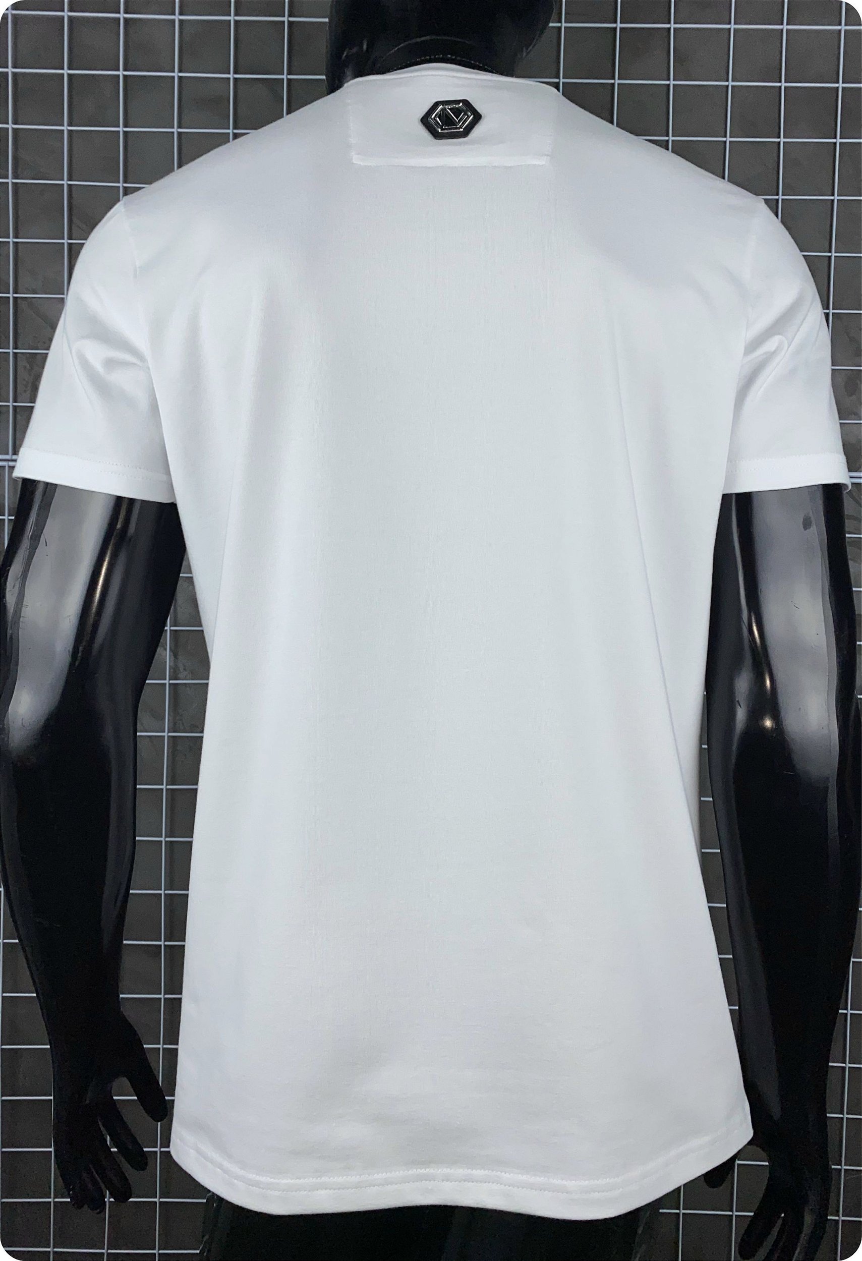 Camiseta John John Caveira Glossy Masculina - Branco