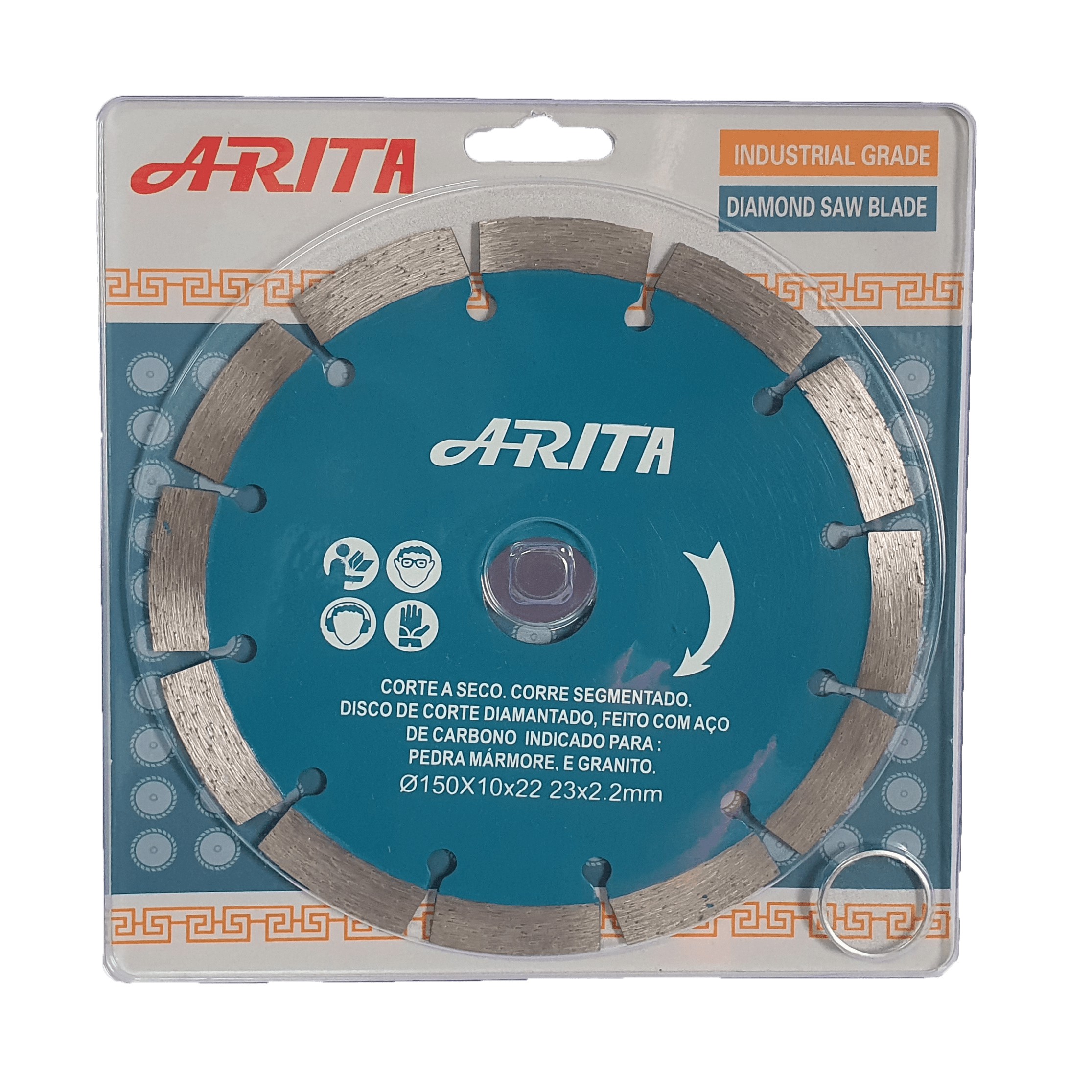 Disco de Corte Diamantado Arita 150mm - Rotofer